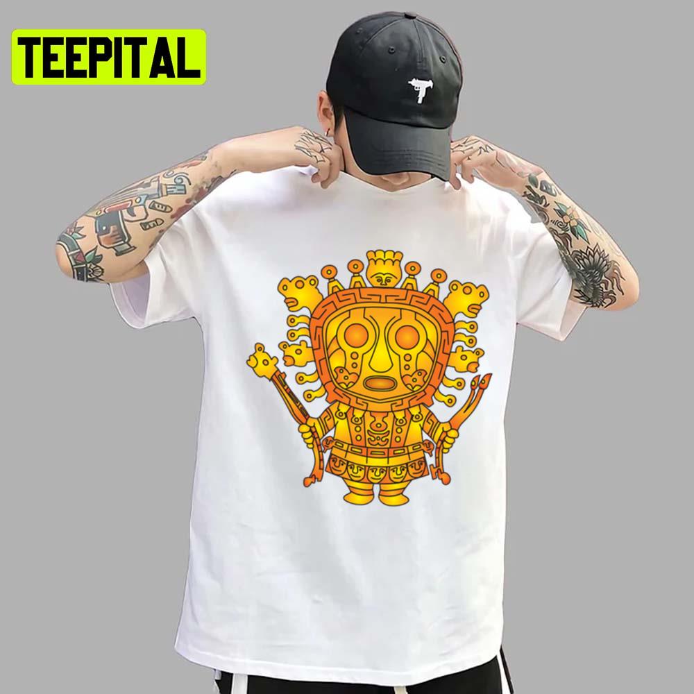 Yellow Art Sapa Inca Viracocha Unisex T-Shirt Yellow Art Sapa Inca Viracocha Unisex T-Shirt