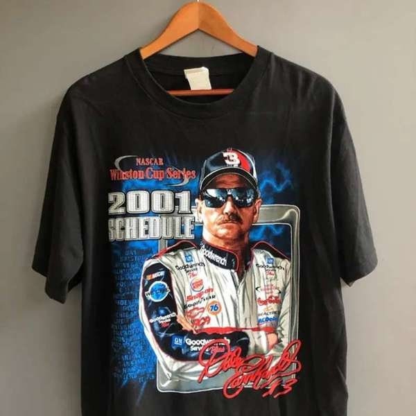 2001 Schedule Dale Earnhardt Winston Cup Nascar Racing Formula 1 F1 Shirt 2001 Schedule Dale Earnhardt Winston Cup Nascar Racing Formula 1 F1 Shirt