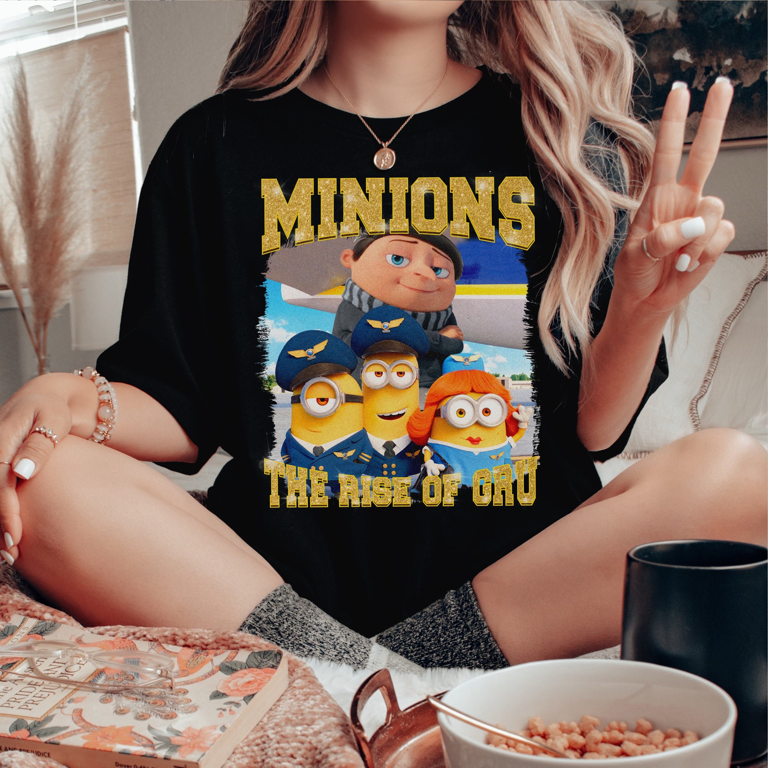 2022 Minions Banana Despicable Me The Rise Of Gru Movie Unisex T-Shirt 2022 Minions Banana Despicable Me The Rise Of Gru Movie Unisex T-Shirt