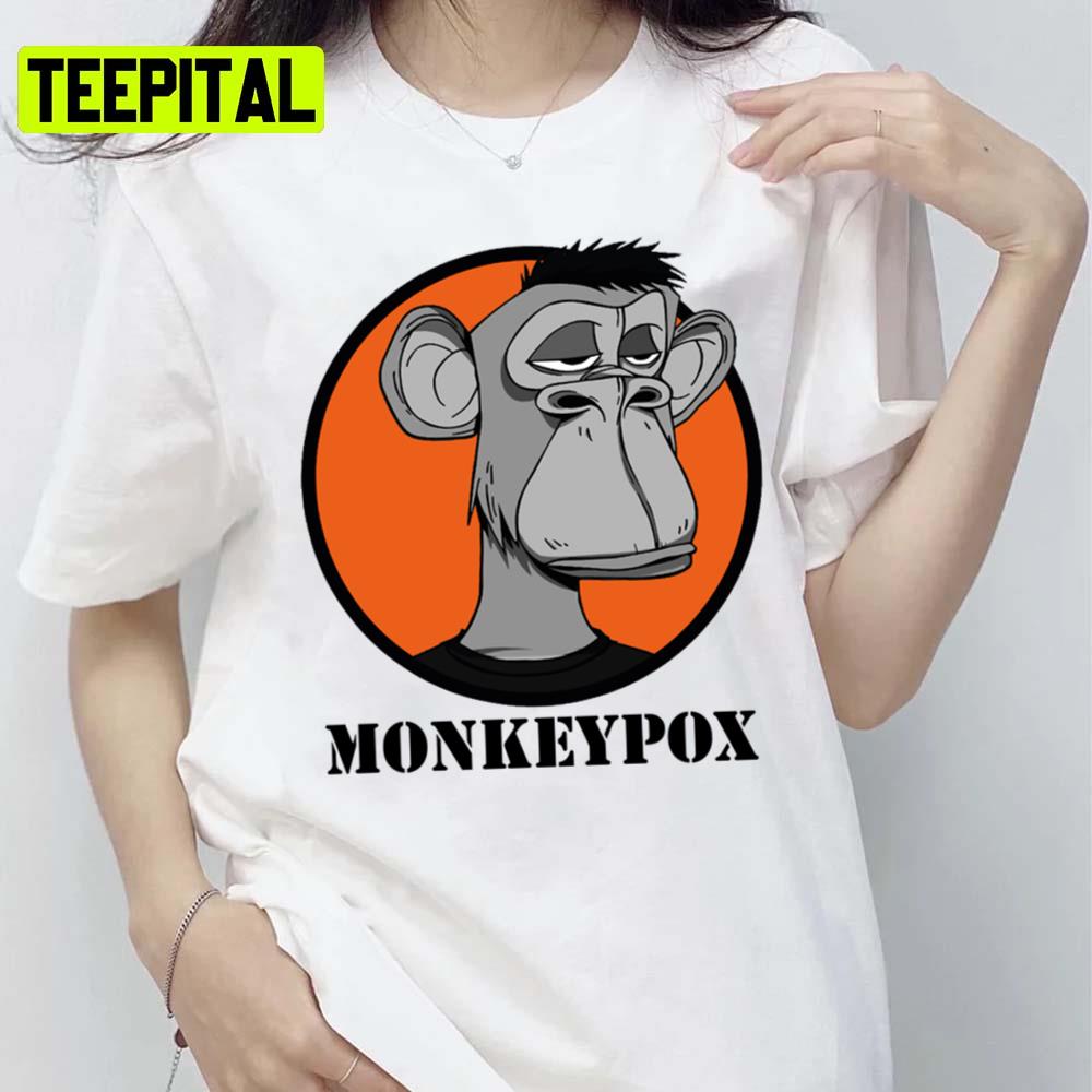 2022 Monkeypox Disease Colored Design Unsex T-Shirt 2022 Monkeypox Disease Colored Design Unsex T-Shirt