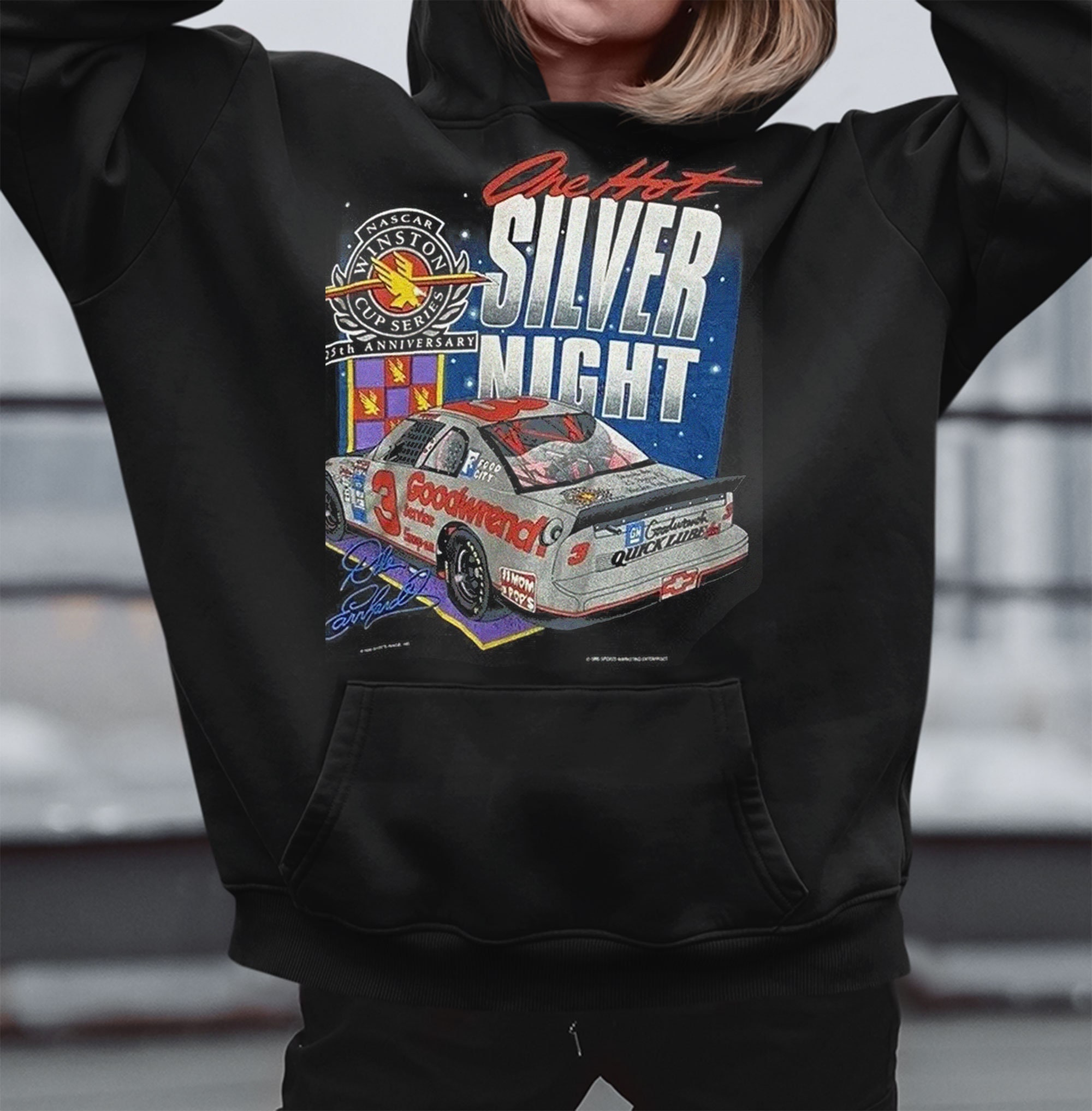 3 Dale Earnhardt One Hot Silver Night Fan Racer Goodwrench Nascar Racing Formula 1 F1 Shirt 3 Dale Earnhardt One Hot Silver Night Fan Racer Goodwrench Nascar Racing Formula 1 F1 Shirt
