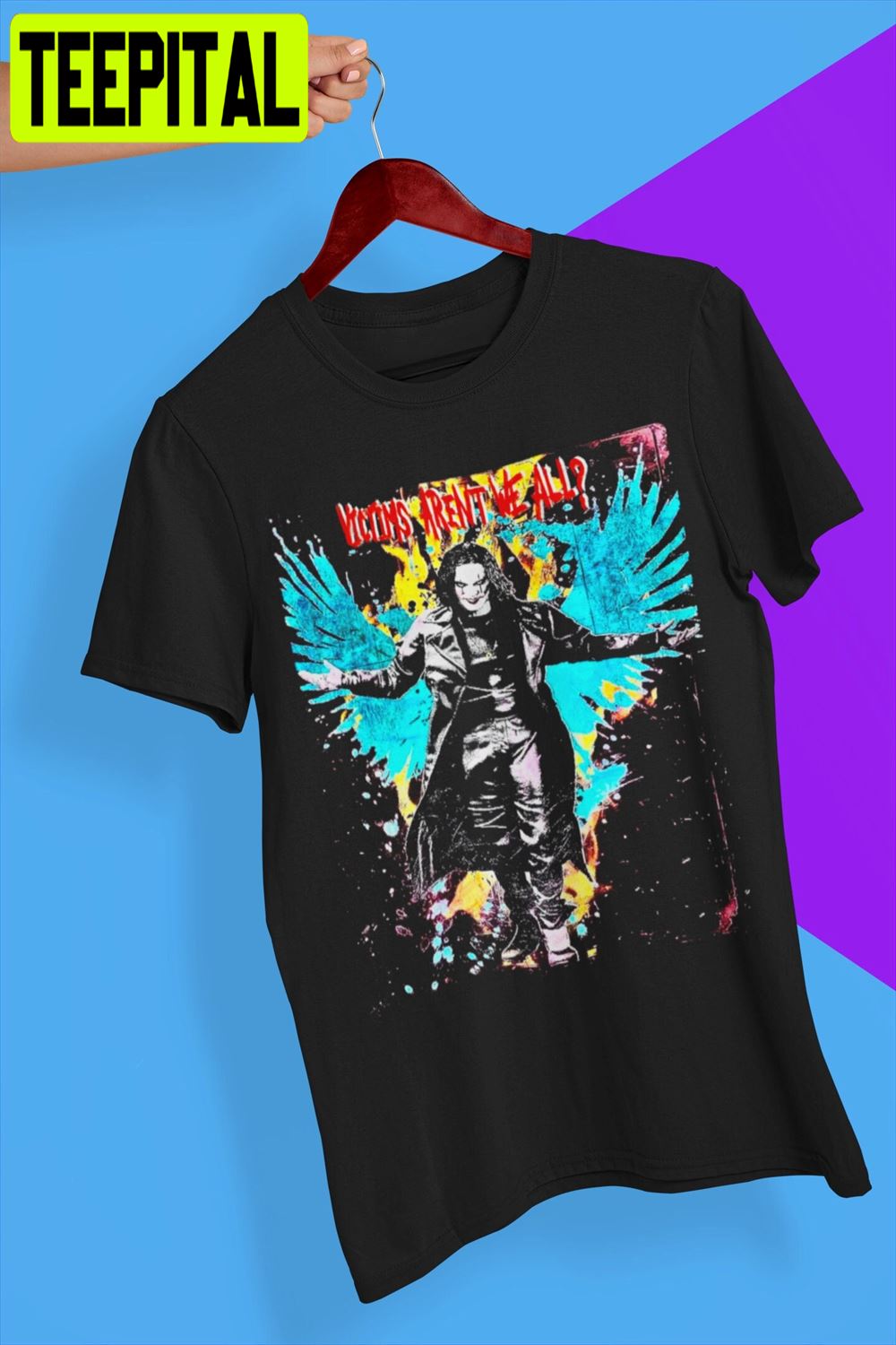 90's Retro Art The Crow Movie Soft Unisex T-Shirt 90's Retro Art The Crow Movie Soft Unisex T-Shirt