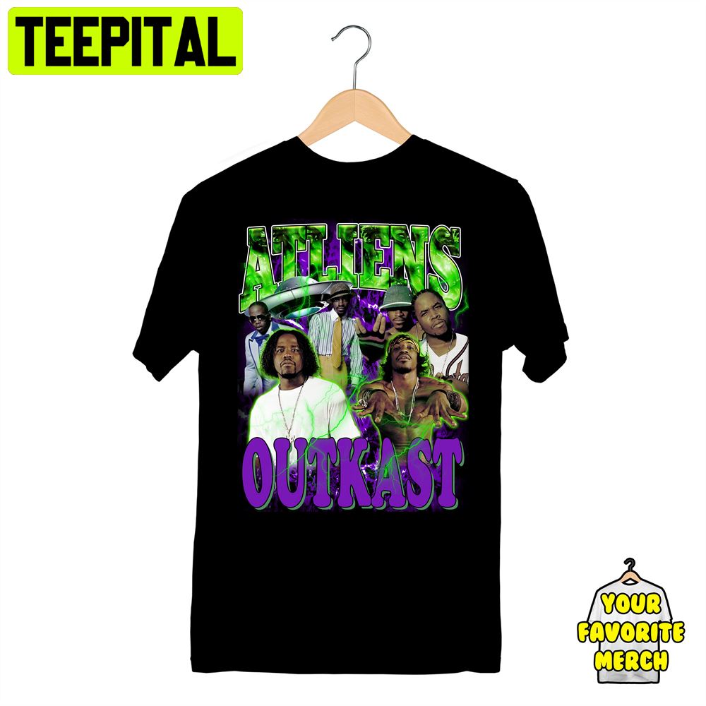 90s Retro Vintage Outkast Atliens Rap Unisex T-Shirt 90s Retro Vintage Outkast Atliens Rap Unisex T-Shirt