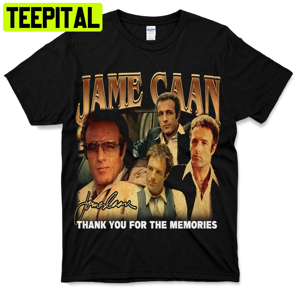 90's Vintage Art James Caan Thank You For The Memories Unisex T-Shirt 90's Vintage Art James Caan Thank You For The Memories Unisex T-Shirt