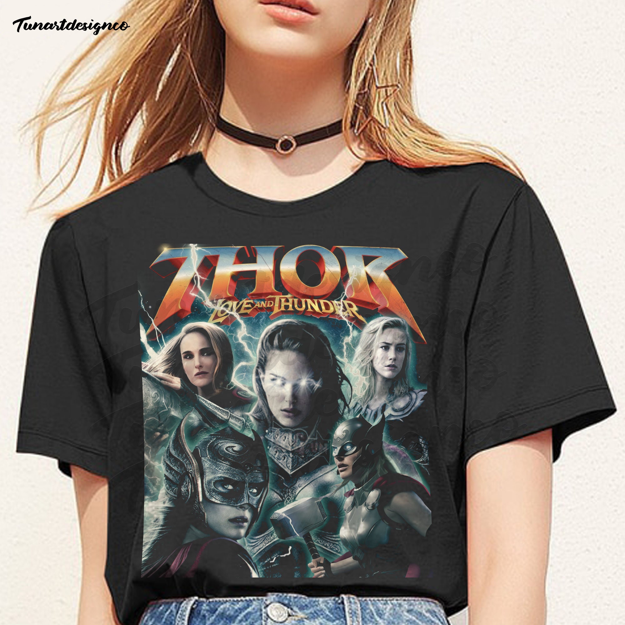 90's Vintage Art Thor Love And Thunder Unisex T-Shirt 90's Vintage Art Thor Love And Thunder Unisex T-Shirt