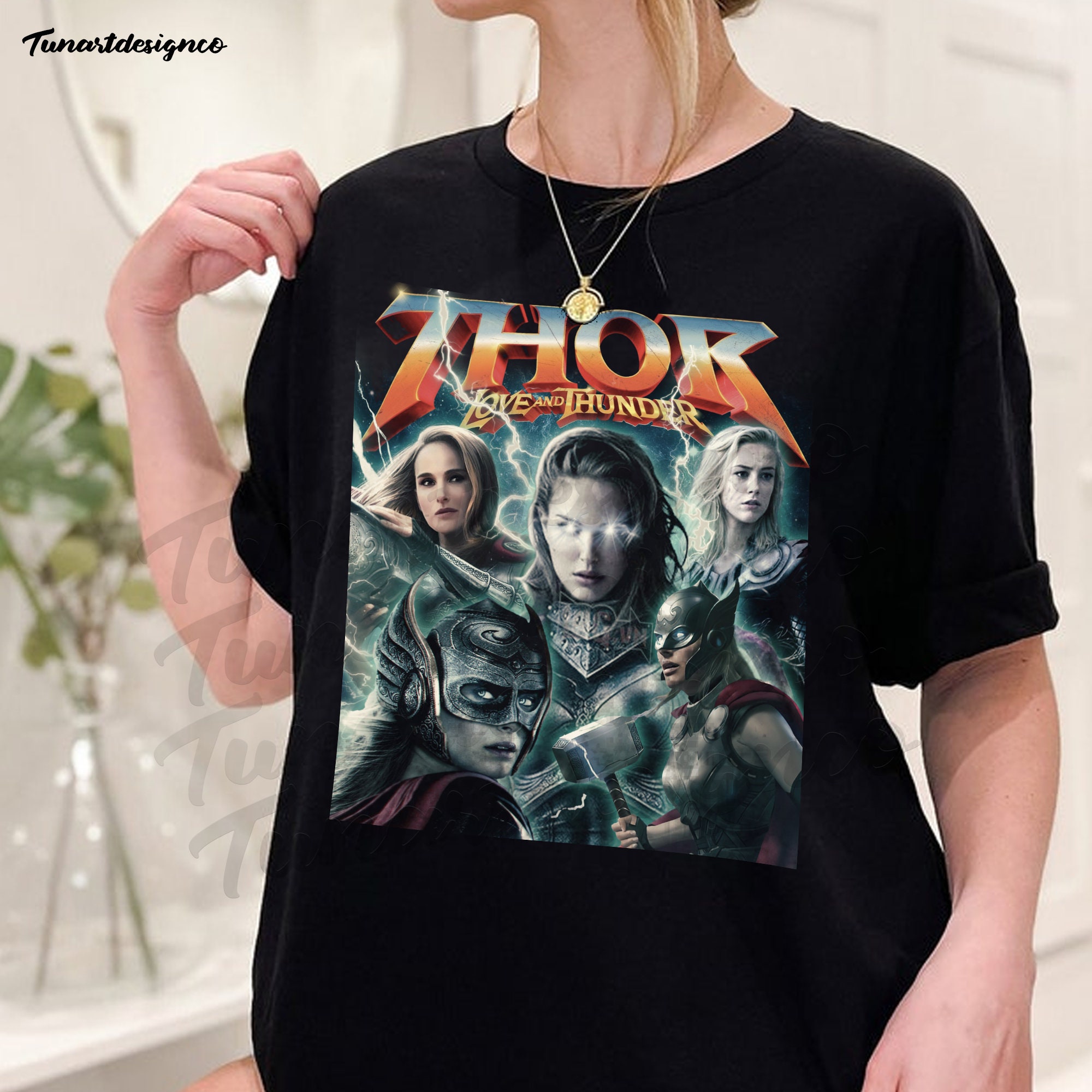 90's Vintage Art Thor Love And Thunder Unisex T-Shirt 90's Vintage Art Thor Love And Thunder Unisex T-Shirt