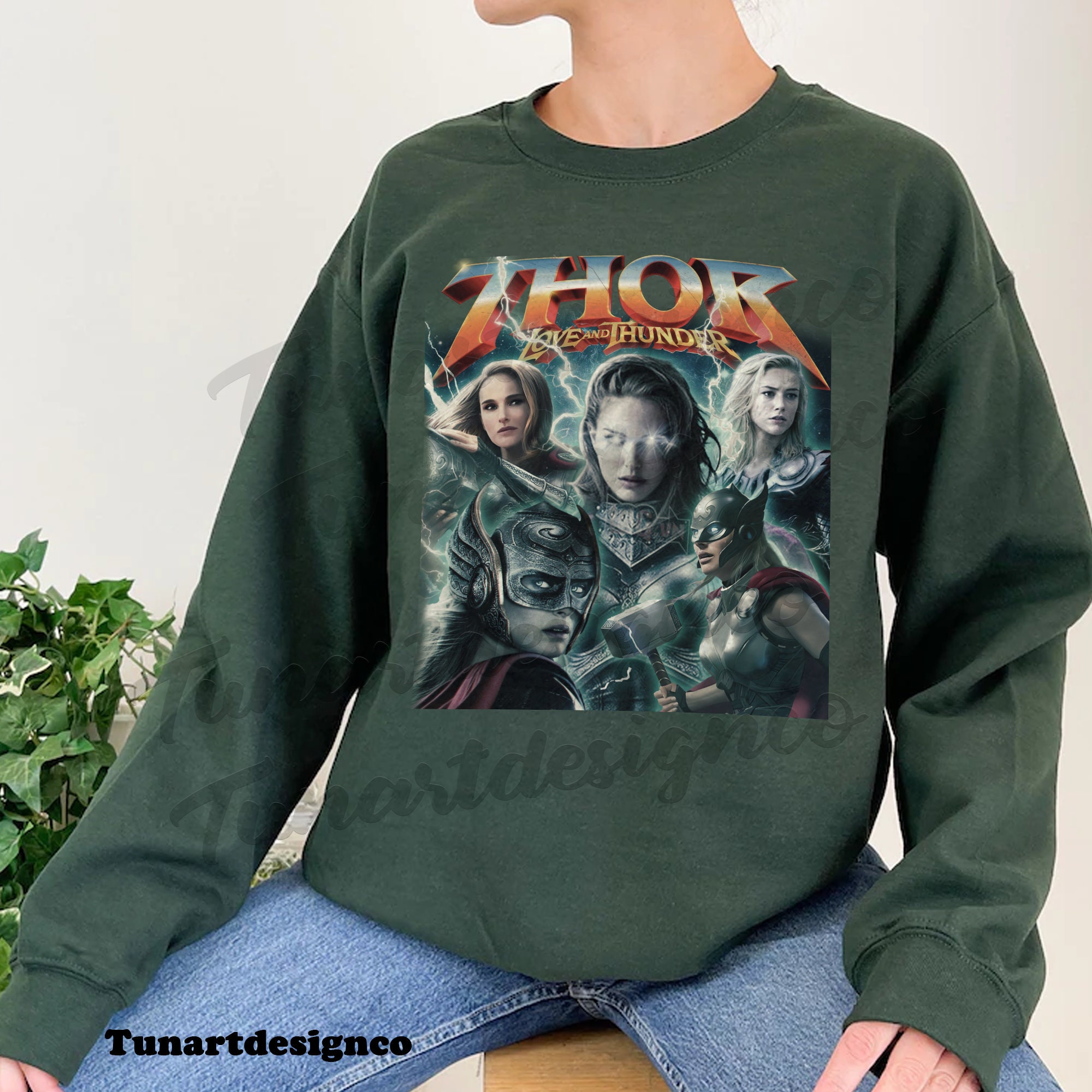 90's Vintage Art Thor Love And Thunder Unisex T-Shirt 90's Vintage Art Thor Love And Thunder Unisex T-Shirt