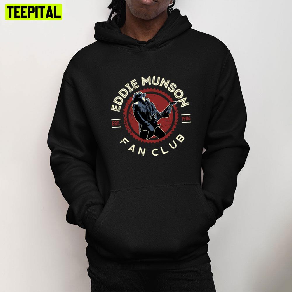 Eddie Munson Guitar Fan Club Est 1986 Stragner Things 4 Unisex T-Shirt Eddie Munson Guitar Fan Club Est 1986 Stragner Things 4 Unisex T-Shirt