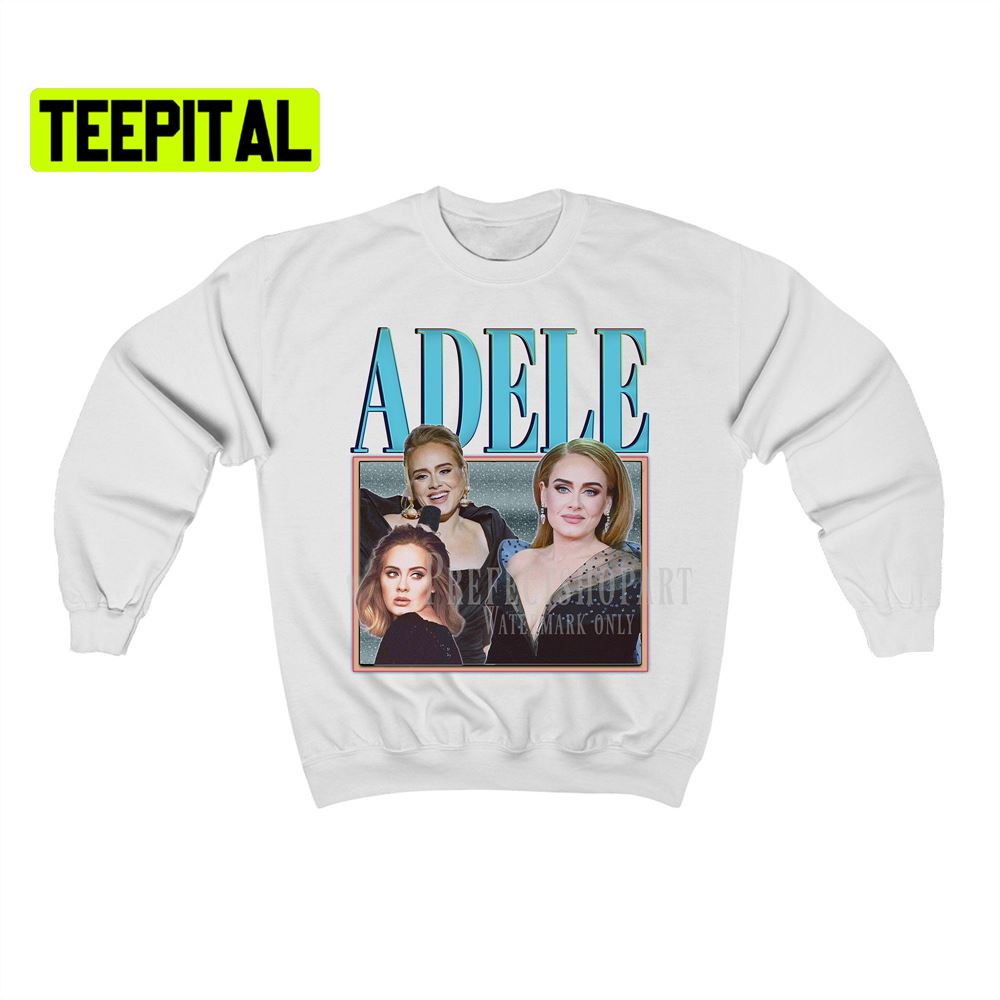 Adele Retro Vintage Art Unisex Sweatshirt Adele Retro Vintage Art Unisex Sweatshirt