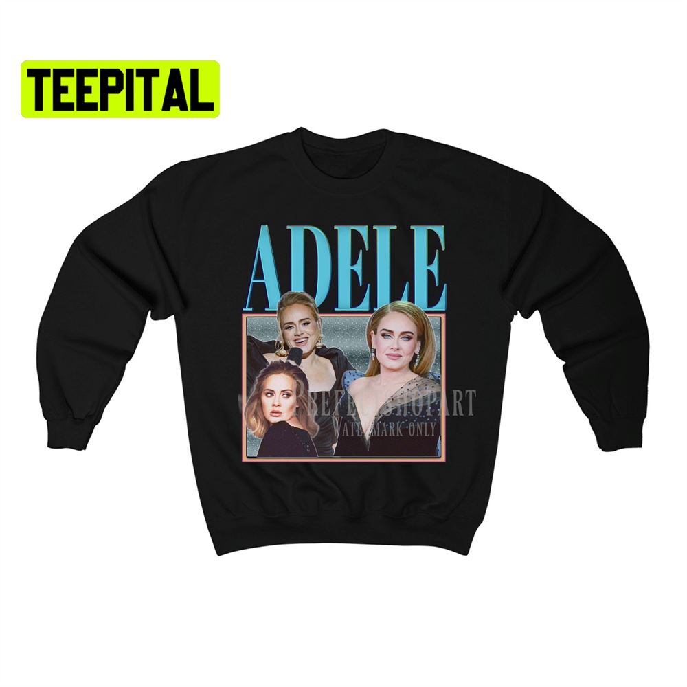 Adele Retro Vintage Art Unisex Sweatshirt Adele Retro Vintage Art Unisex Sweatshirt