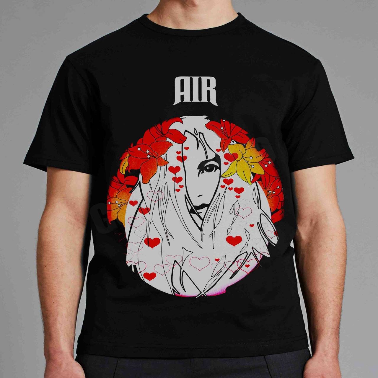 Air Animated Girl Art Unisex T-Shirt Air Animated Girl Art Unisex T-Shirt