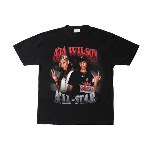 Aja Wilson Aja Wilson Bootleg 90s Style Unisex T-Shirt