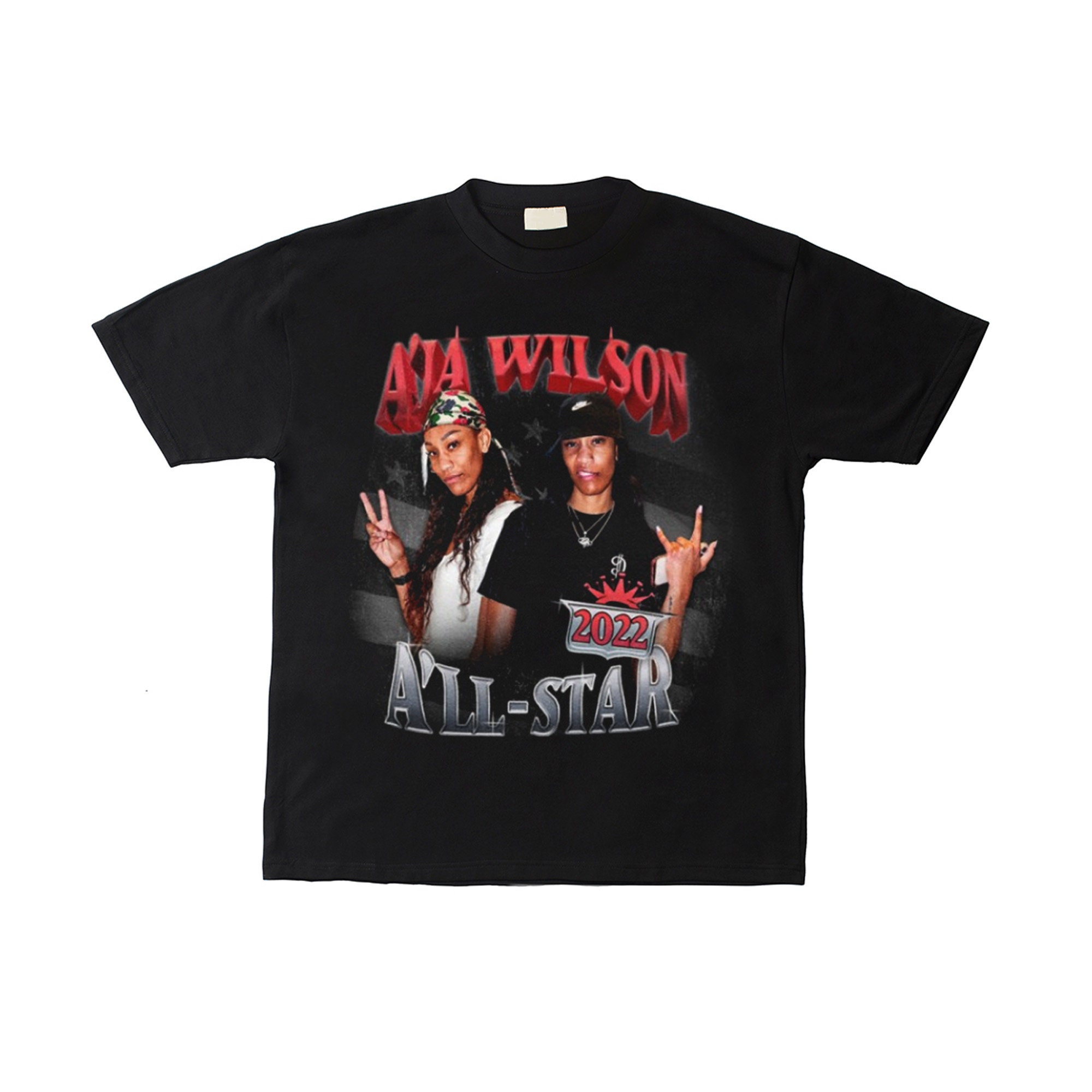 Aja Wilson Aja Wilson Bootleg 90s Style Unisex T-Shirt Aja Wilson Aja Wilson Bootleg 90s Style Unisex T-Shirt