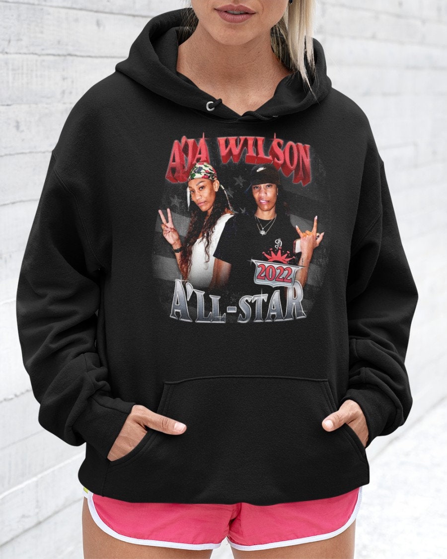 Aja Wilson Aja Wilson Bootleg 90s Style Unisex T-Shirt Aja Wilson Aja Wilson Bootleg 90s Style Unisex T-Shirt