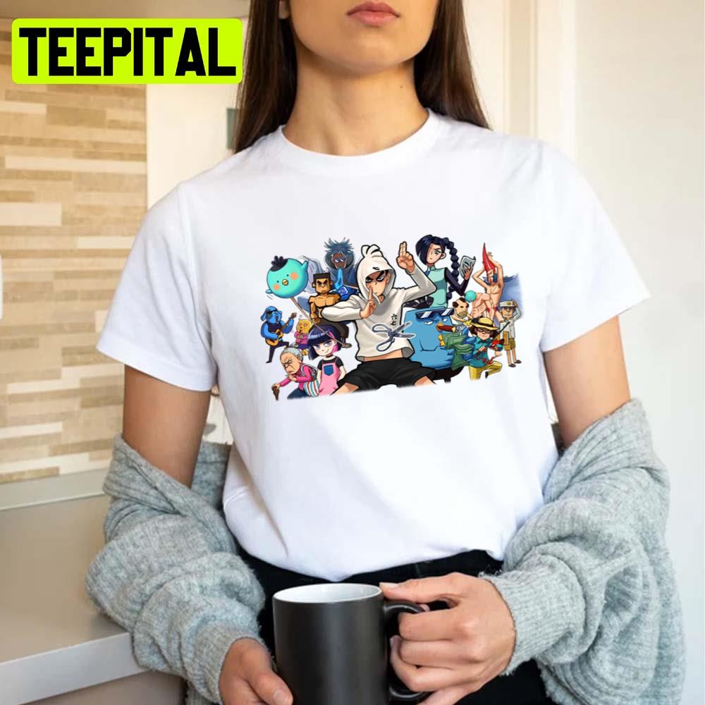 All Characters In Scissor Seven Unisex T-Shirt All Characters In Scissor Seven Unisex T-Shirt