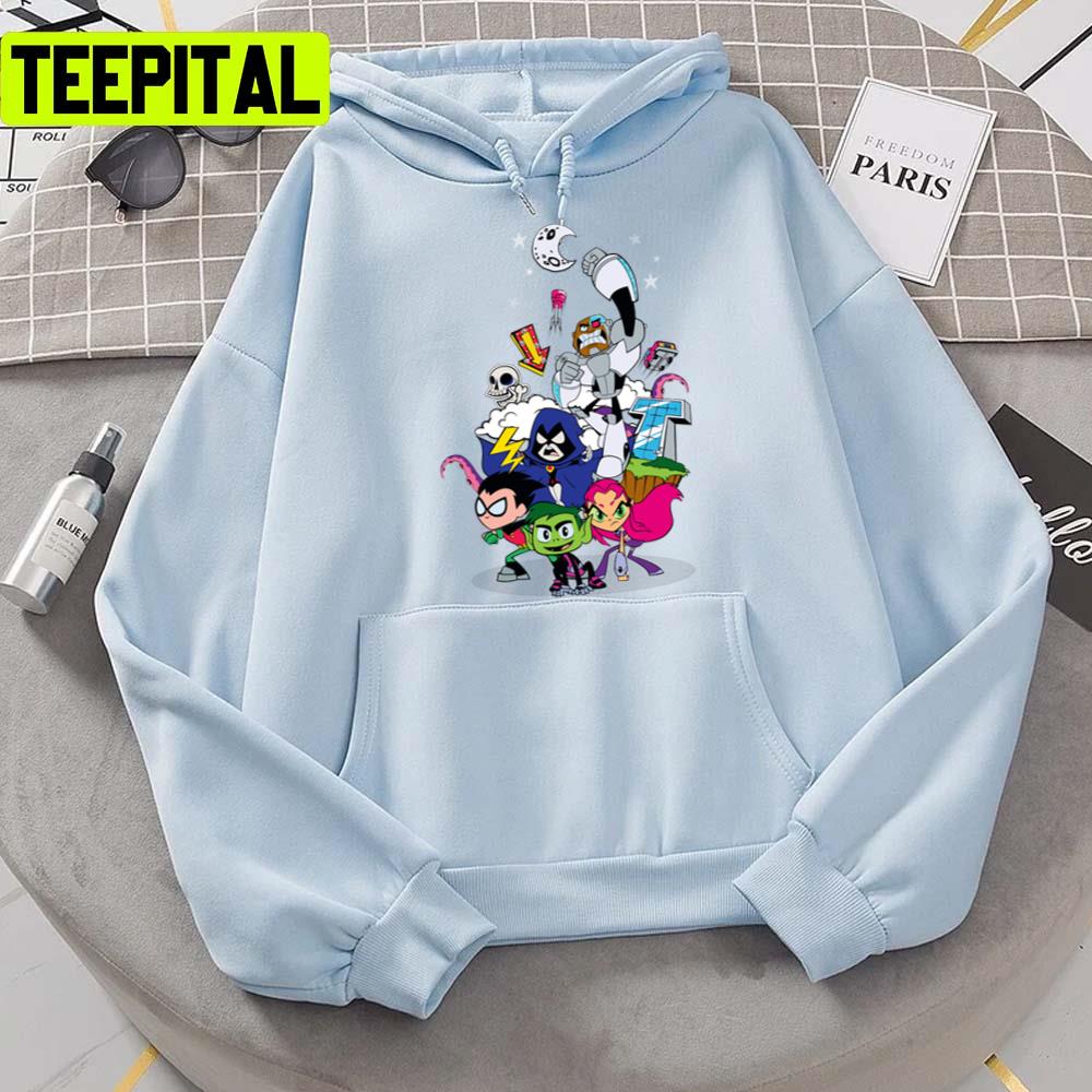 All Characters In Teen Titans Go Unisex T-Shirt All Characters In Teen Titans Go Unisex T-Shirt