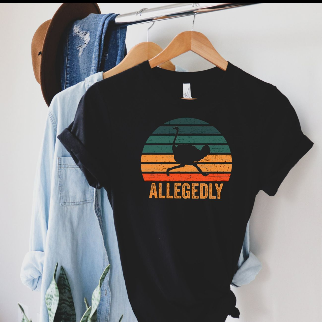Allegedly Ostrich Unisex T-Shirt Allegedly Ostrich Unisex T-Shirt