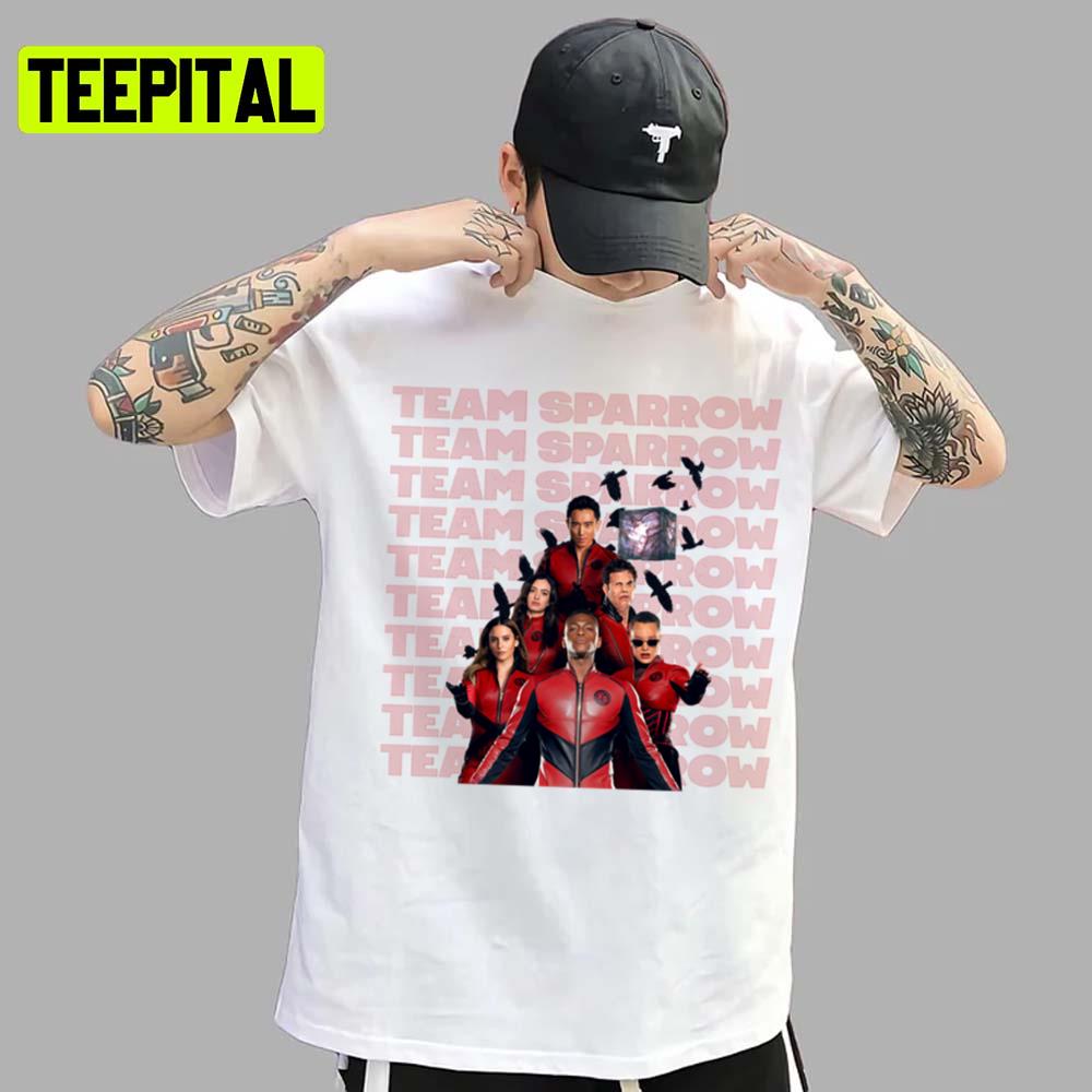 Animated Team Umbrella Academy Sparrow Academy Unisex T-Shirt Animated Team Umbrella Academy Sparrow Academy Unisex T-Shirt