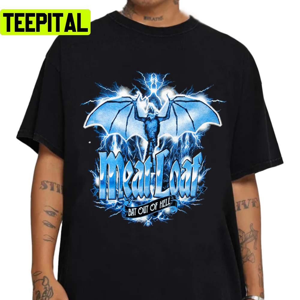 Bats Design Meatloaf Unisex T-Shirt Bats Design Meatloaf Unisex T-Shirt