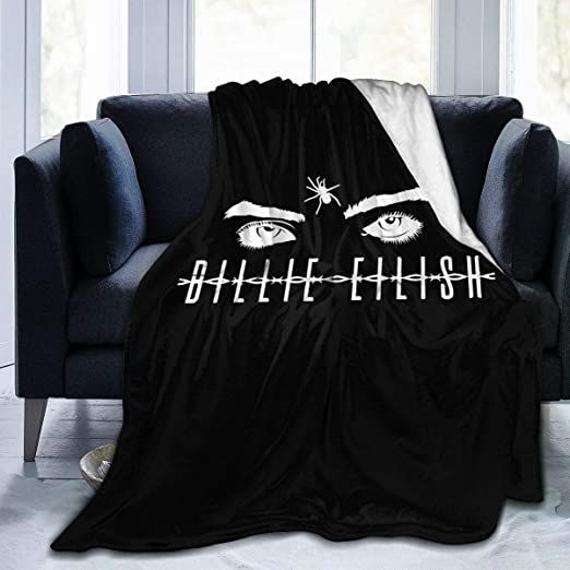 Billie Eilish Best Seller Fleece Blanket Throw Blanket Gift Billie Eilish Best Seller Fleece Blanket Throw Blanket Gift