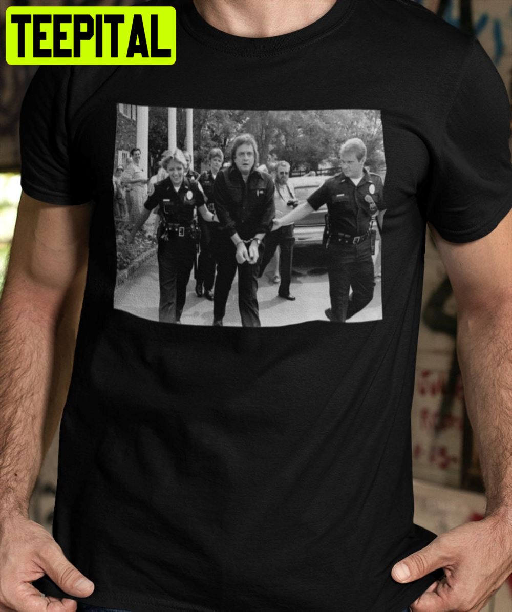Black White Art Johnny Cash Unisex T-Shirt Black White Art Johnny Cash Unisex T-Shirt