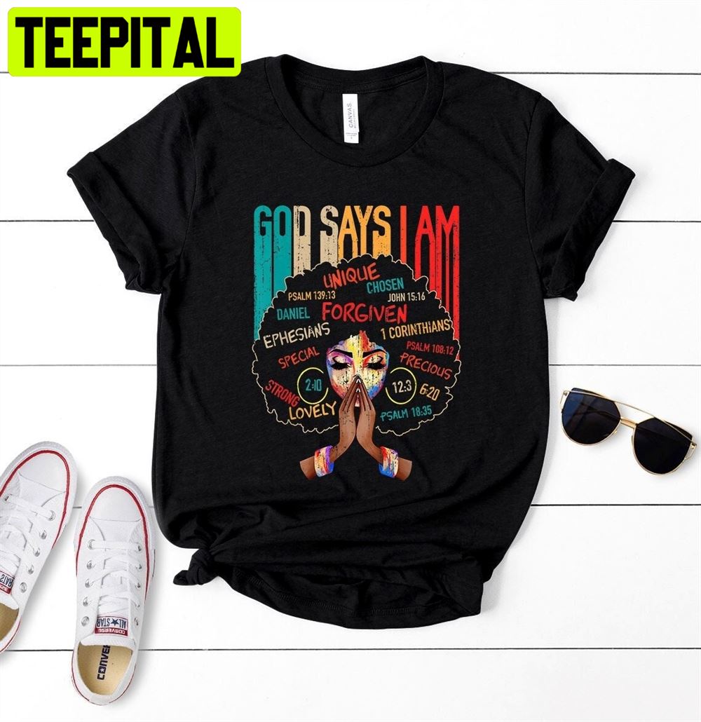 Black Woman Black History Month Black Girl Magic Unisex T-Shirt Black Woman Black History Month Black Girl Magic Unisex T-Shirt