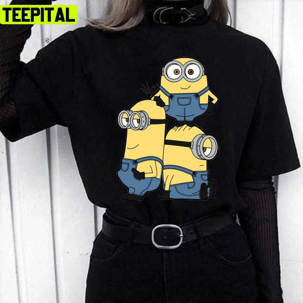 Bob Kevin And Stuart Minions The Rise Of Gru Unisex T-Shirt Bob Kevin And Stuart Minions The Rise Of Gru Unisex T-Shirt