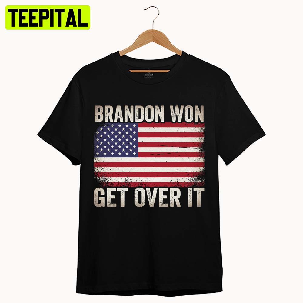 Brandon Won American Flag Unisex T-Shirt Brandon Won American Flag Unisex T-Shirt