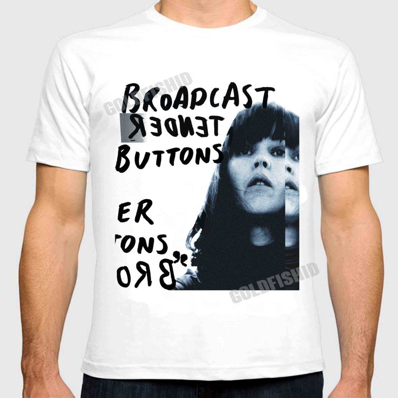 Broadcast Tended Buttons Black And White Art Unisex T-Shirt Broadcast Tended Buttons Black And White Art Unisex T-Shirt