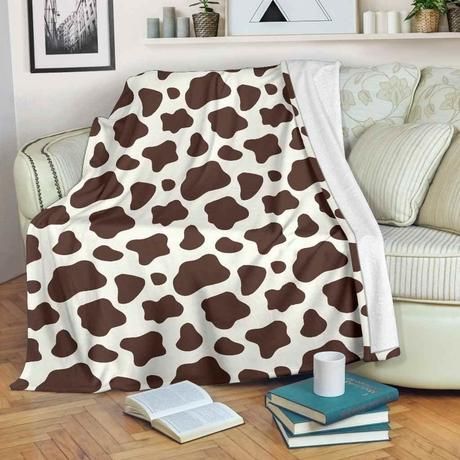 Brown And White Cow Bestseller Fleece Blanket Throw Blanket Gift Brown And White Cow Bestseller Fleece Blanket Throw Blanket Gift