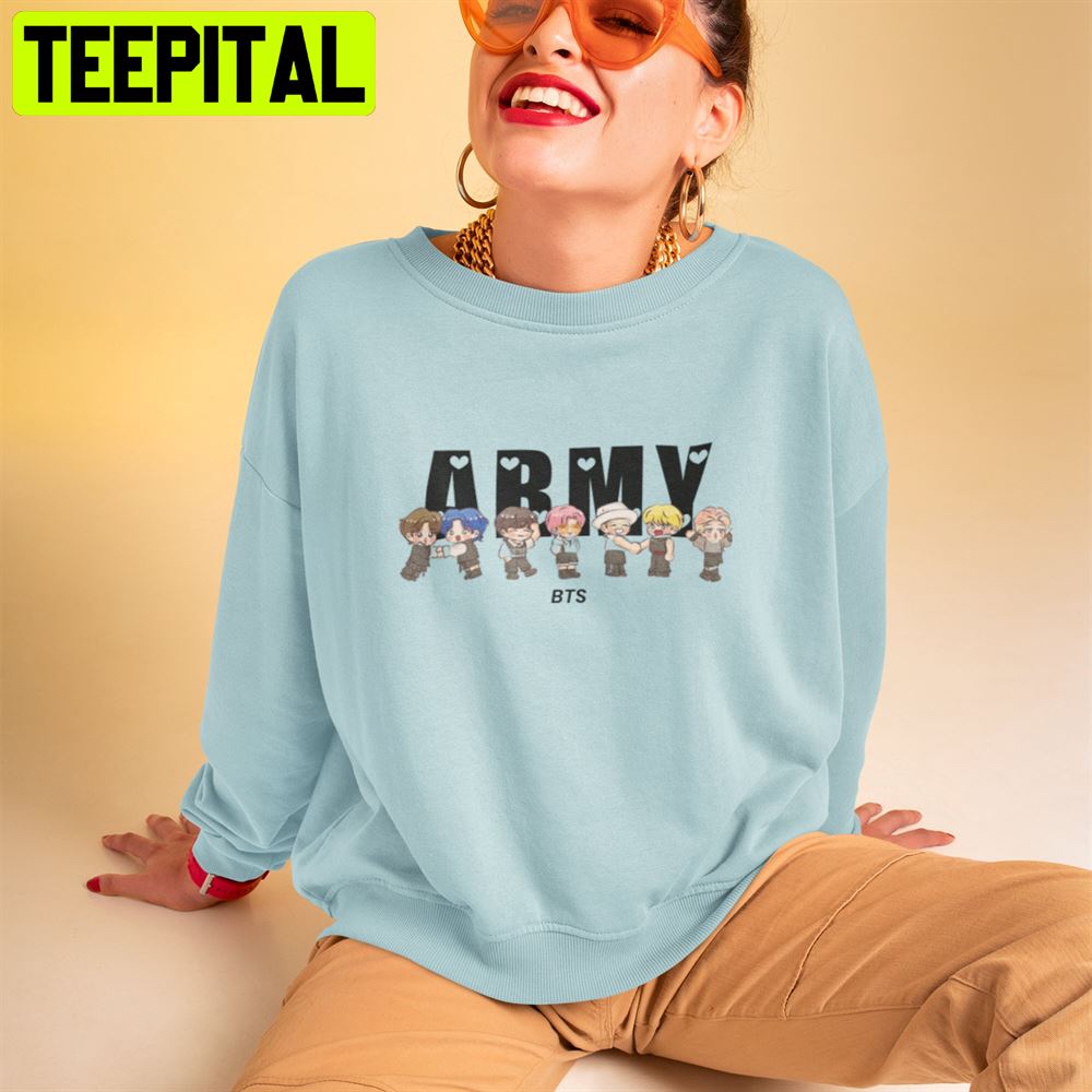 Bts Army Kpop Unisex Sweatshirt Bts Army Kpop Unisex Sweatshirt