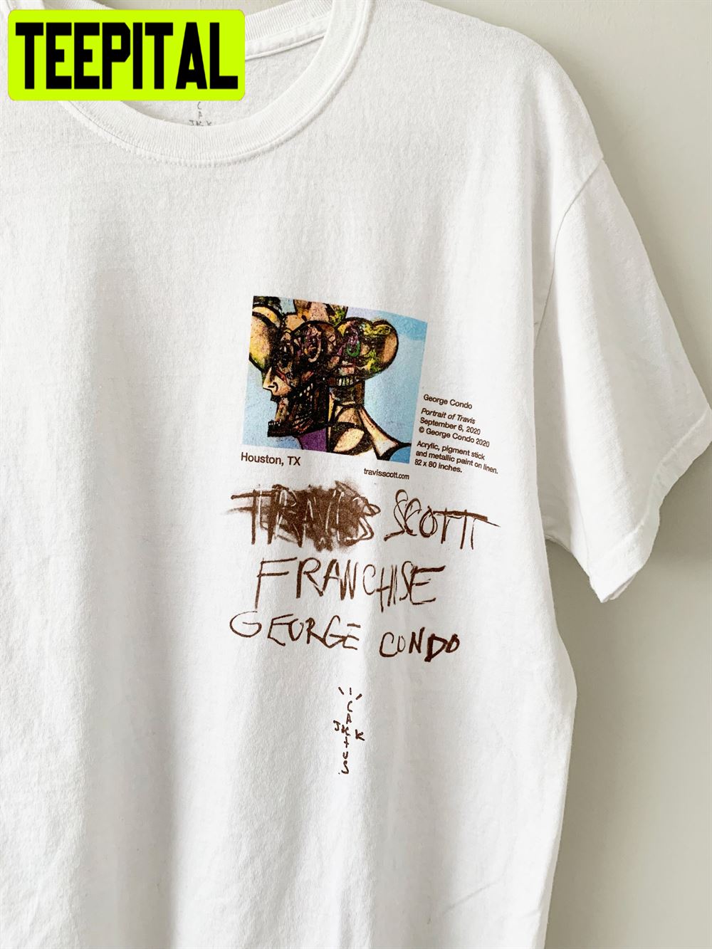 Cactus Jack Travis Scott And Artist George Condo Collaboration Unisex T-Shirt Cactus Jack Travis Scott And Artist George Condo Collaboration Unisex T-Shirt