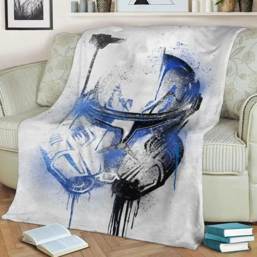 Captain Rex Graffiti Helmet Fleece Blanket Throw Blanket Gift Captain Rex Graffiti Helmet Fleece Blanket Throw Blanket Gift