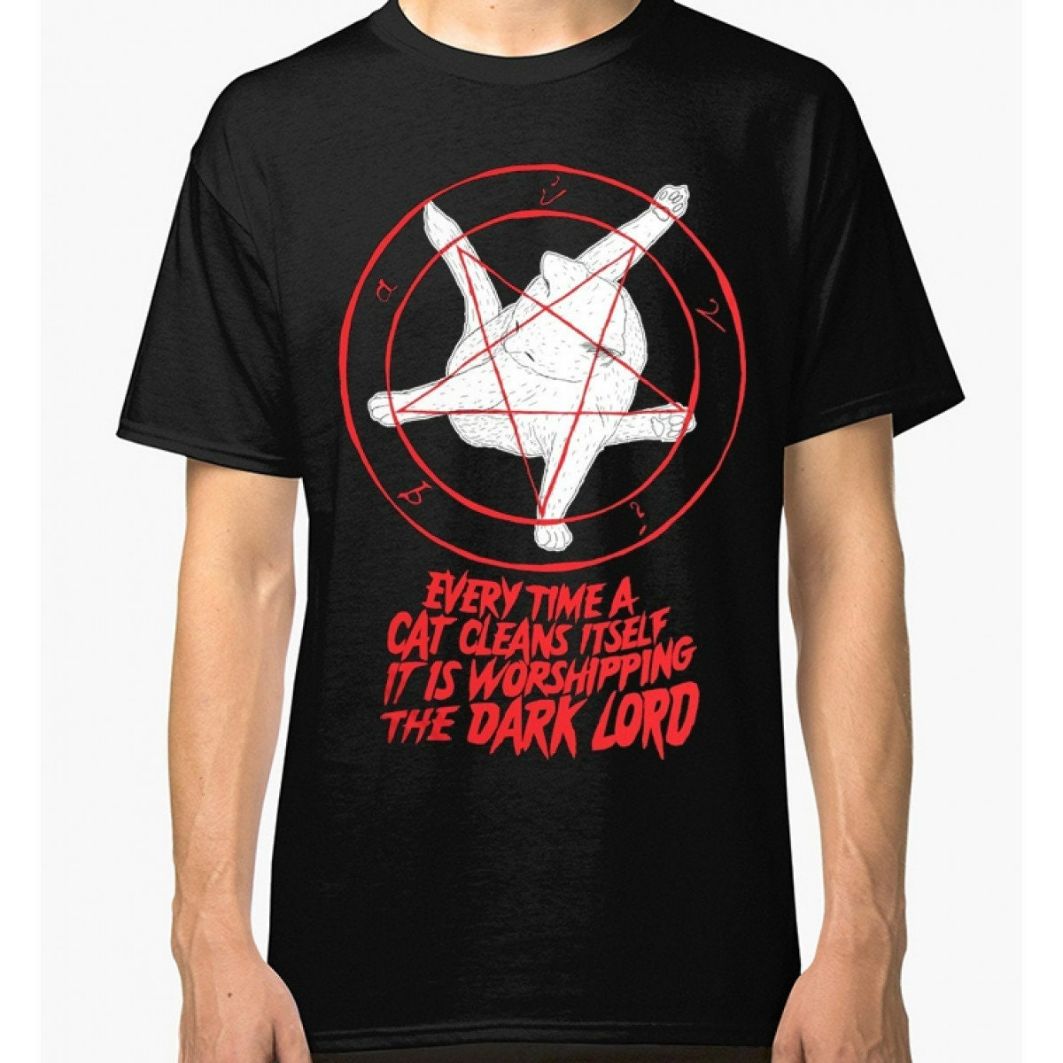 Cat Pentagram Funny T-Shirt Cat Pentagram Funny T-Shirt