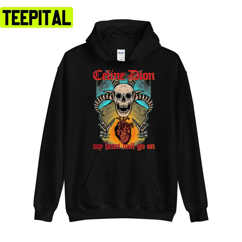Celine Dion My Heart Will Go On Metal Unisex T-Shirt Celine Dion My Heart Will Go On Metal Unisex T-Shirt