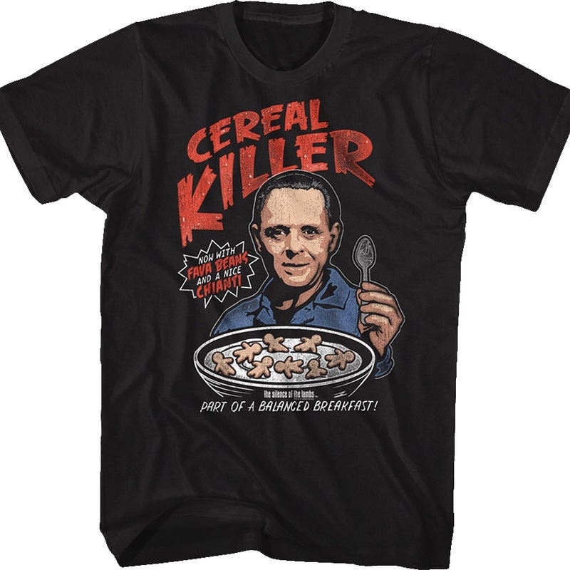 Cereal Killer Silence Of The Lambs 80s 90s Horror Unisex T-Shirt Cereal Killer Silence Of The Lambs 80s 90s Horror Unisex T-Shirt