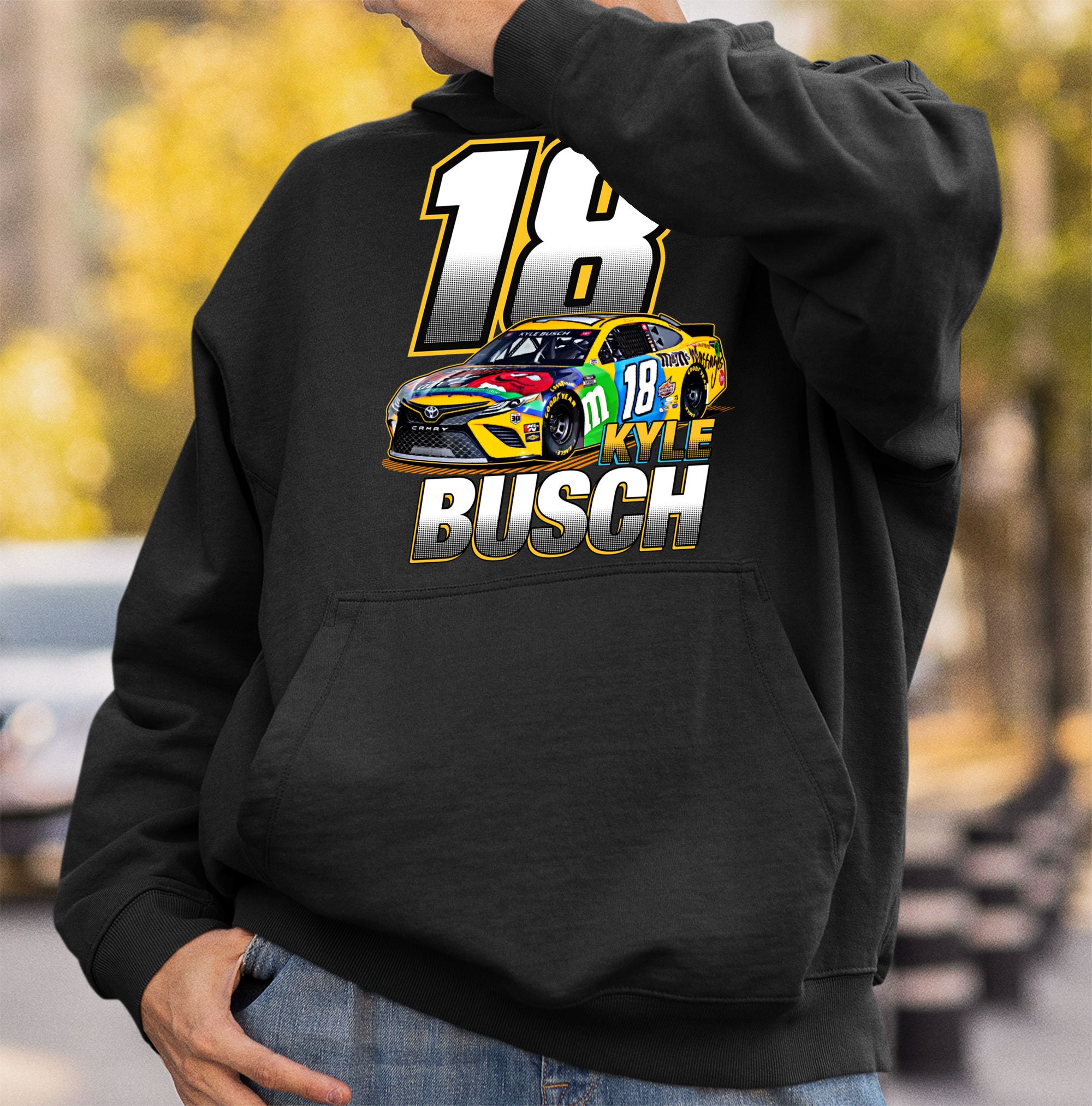 Champion Number 18 Kyle Busch Speedway Motorsports Nascar Racing Formula 1 F1 Shirt Champion Number 18 Kyle Busch Speedway Motorsports Nascar Racing Formula 1 F1 Shirt
