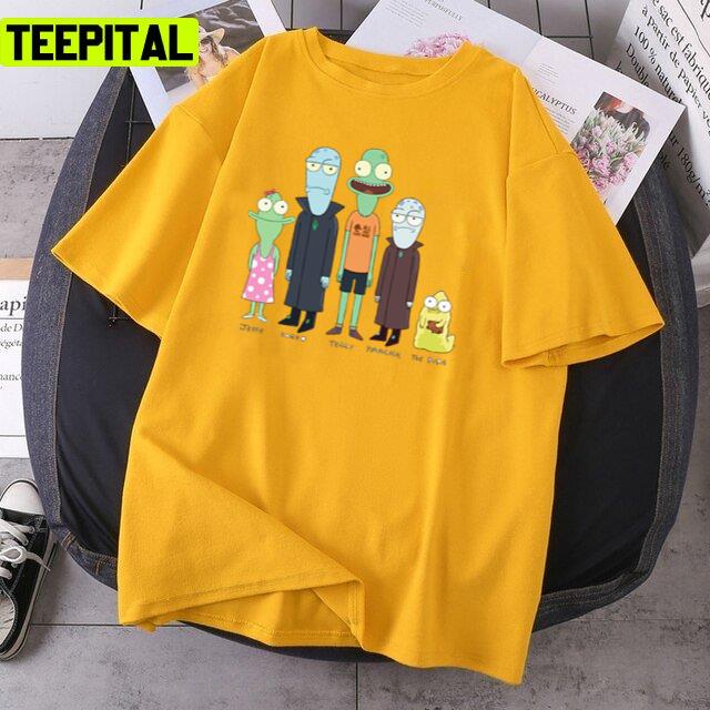 Characters Solar Opposites Graphic Unisex T-Shirt Characters Solar Opposites Graphic Unisex T-Shirt