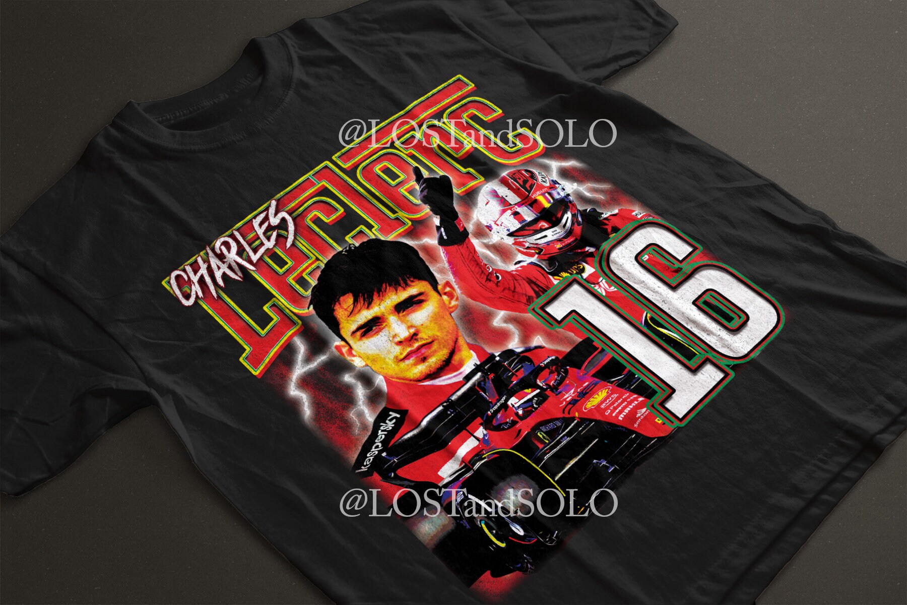 Charles Leclerc Formula 1 Racing Team Scuderia Ferrari 90s Vintage X Bootleg Style Unisex T-Shirt Charles Leclerc Formula 1 Racing Team Scuderia Ferrari 90s Vintage X Bootleg Style Unisex T-Shirt