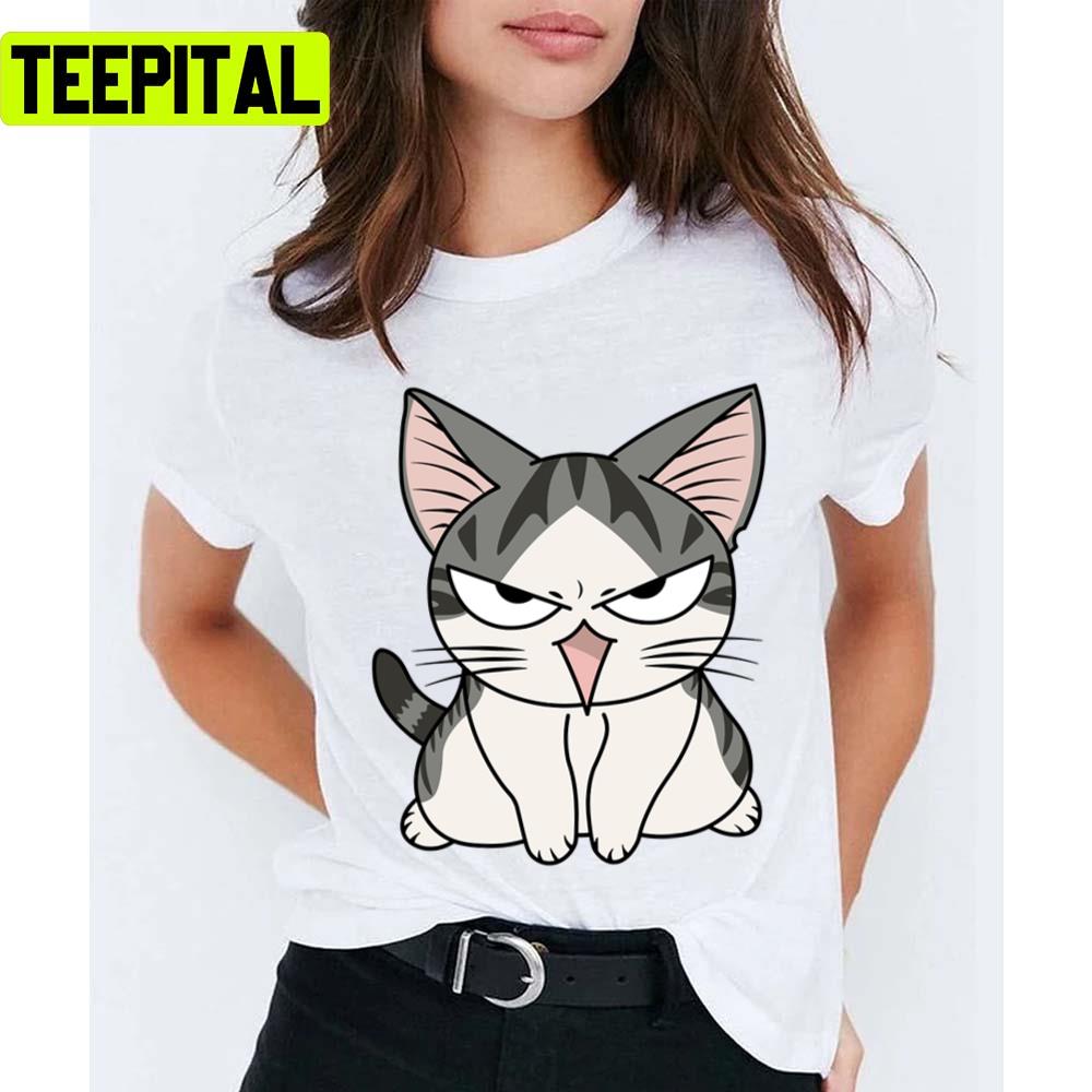 Chi The Angry Cat Animated Unisex T-Shirt Chi The Angry Cat Animated Unisex T-Shirt