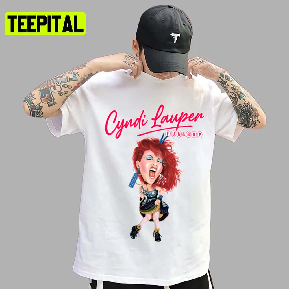 Chibi Art Lover Long Cyndi Lauper Unisex T-Shirt Chibi Art Lover Long Cyndi Lauper Unisex T-Shirt