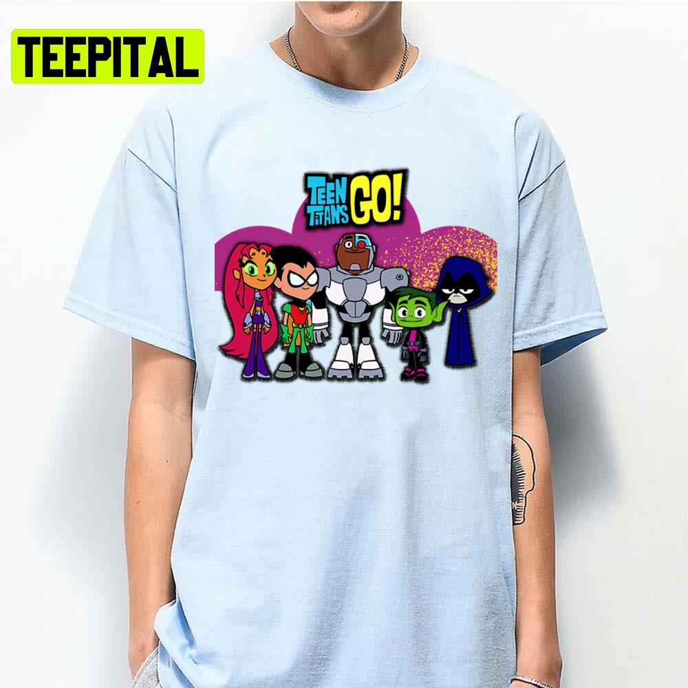Chibi Art Teen Titans Go Unisex T-Shirt Chibi Art Teen Titans Go Unisex T-Shirt