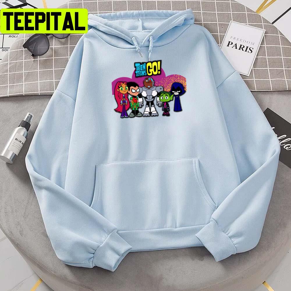 Chibi Art Teen Titans Go Unisex T-Shirt Chibi Art Teen Titans Go Unisex T-Shirt