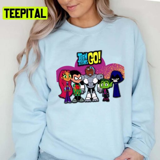 Chibi Art Teen Titans Go Unisex T-Shirt