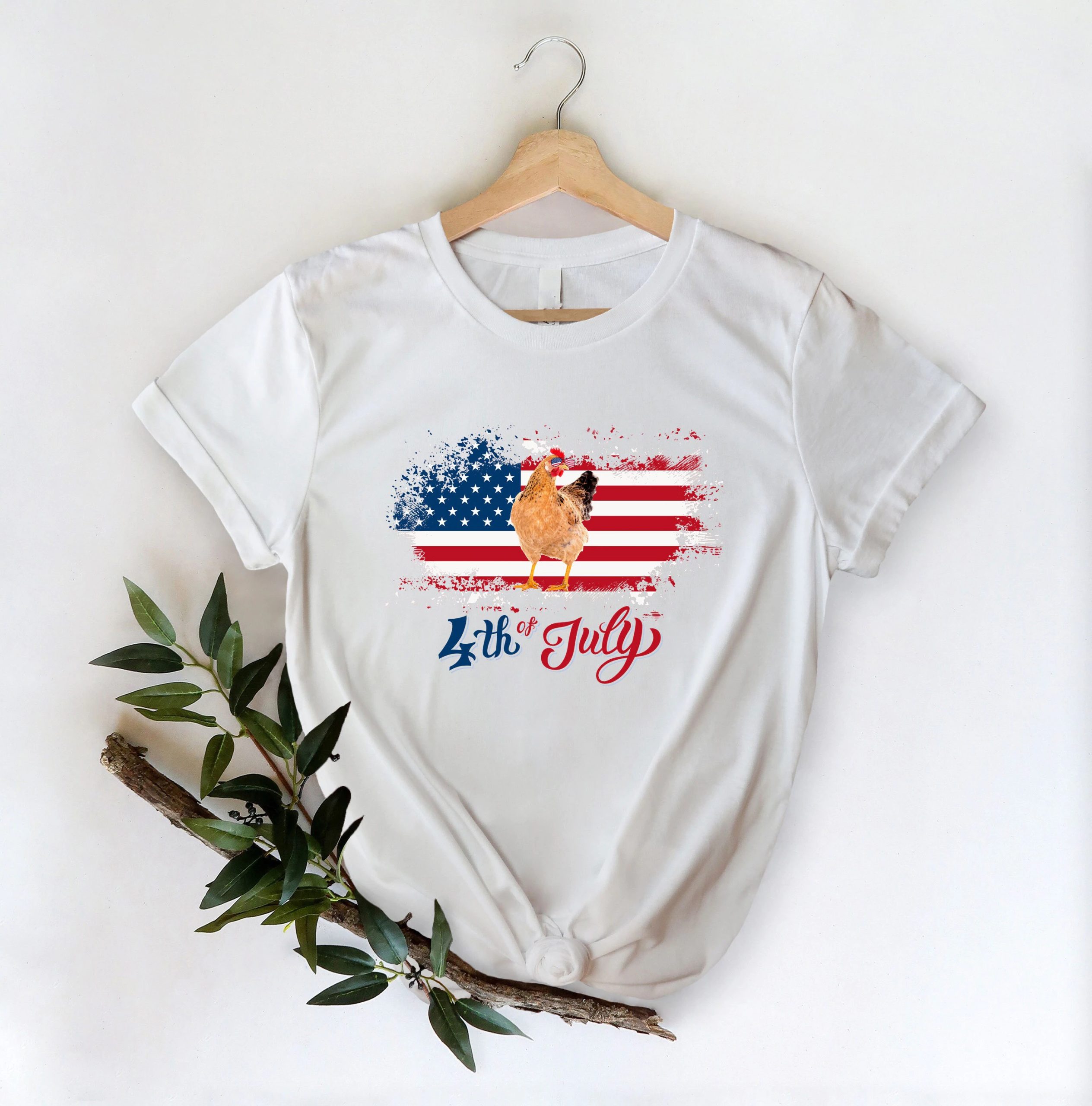Chicken Independence Day 4th Of July Unisex T-Shirt Chicken Independence Day 4th Of July Unisex T-Shirt