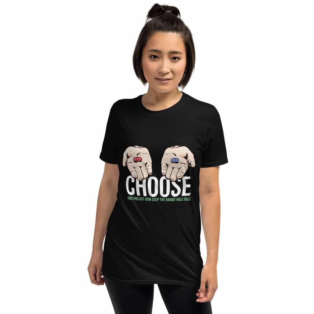Choose Your Pill Matrix Red Pill Unisex T-Shirt Choose Your Pill Matrix Red Pill Unisex T-Shirt