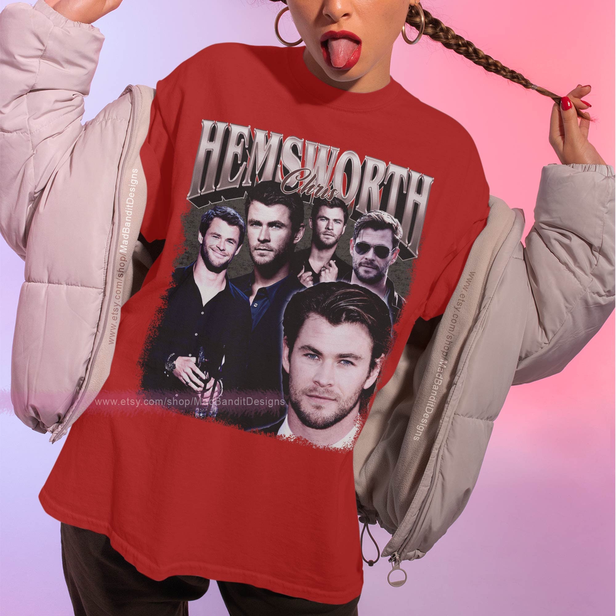 Chris Hemsworth Cool Retro Rock Unisex T-Shirt Chris Hemsworth Cool Retro Rock Unisex T-Shirt