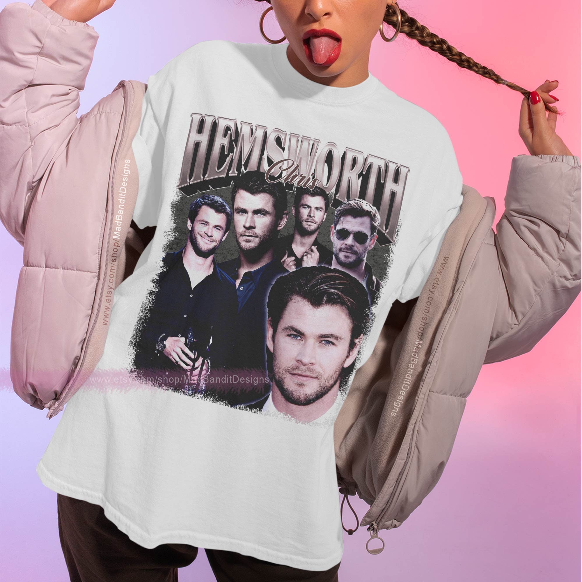 Chris Hemsworth Cool Retro Rock Unisex T-Shirt Chris Hemsworth Cool Retro Rock Unisex T-Shirt
