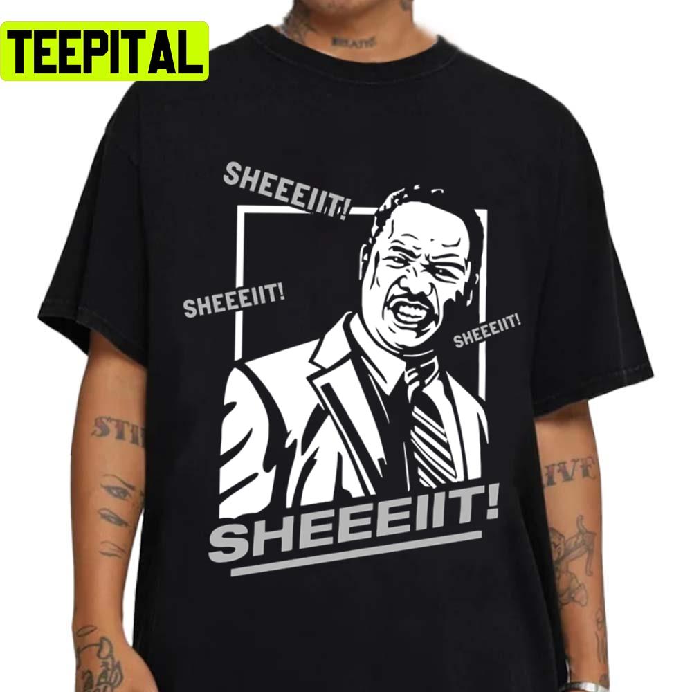 Clay Davis Shit Funny Sheeit Inspired The Wire Unisex T-Shirt Clay Davis Shit Funny Sheeit Inspired The Wire Unisex T-Shirt