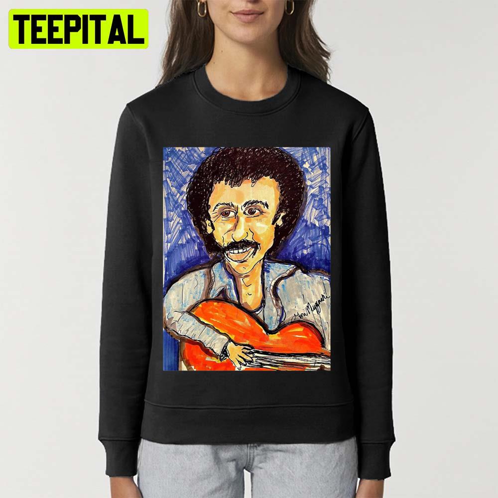 Colored Portrait Of Jim Croce Unisex T-Shirt Colored Portrait Of Jim Croce Unisex T-Shirt